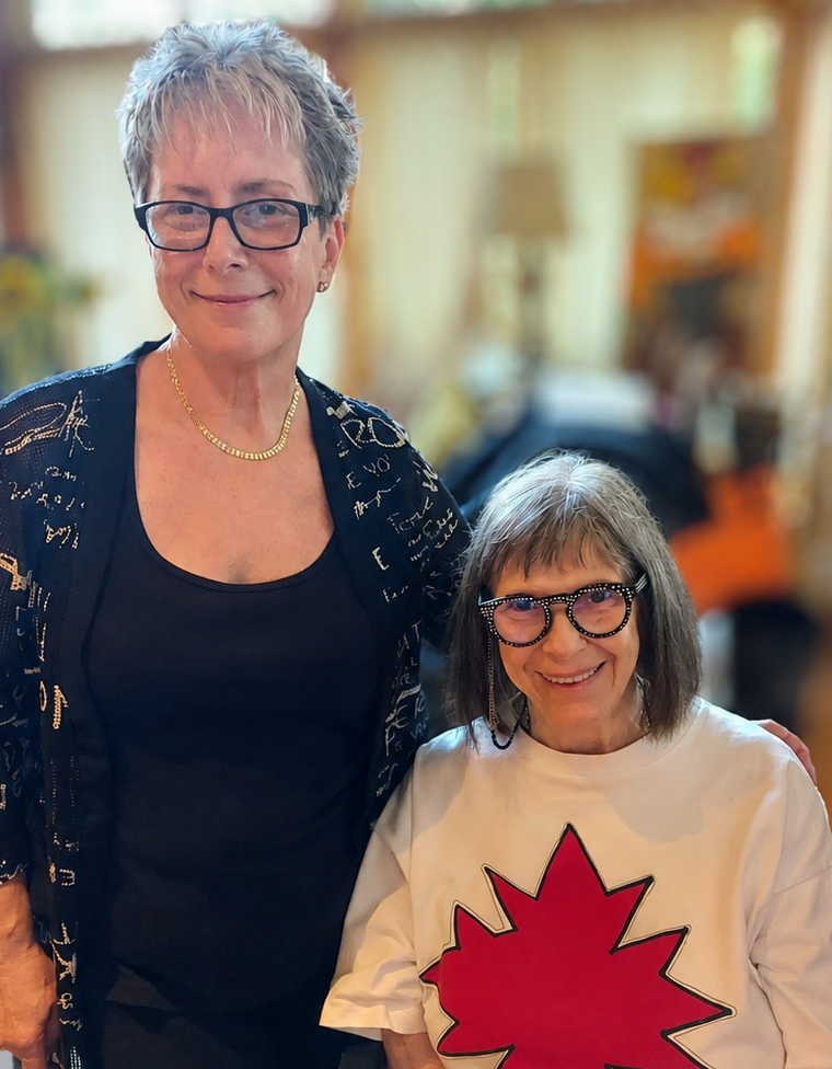 Anita Thomas with Marilyn Brooks, C.M., O.Ont, Jul , , PM