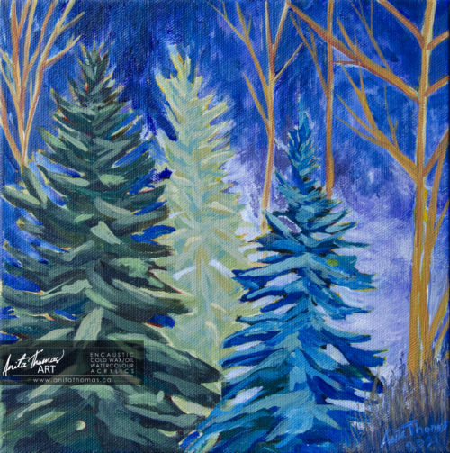 fine art acrylic landscape painting
